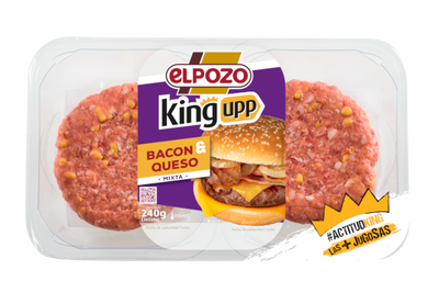 Hamburguesa de pollo y bacon queso King Upp 2x100g