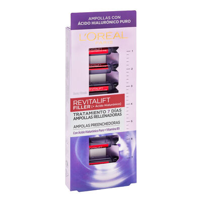 Ampollas ácido hialurónico L'Oréal revitalift 7 uds intensivas