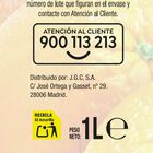 Zumo de naranja 100% exprimida sin pulpa Alipende 1L