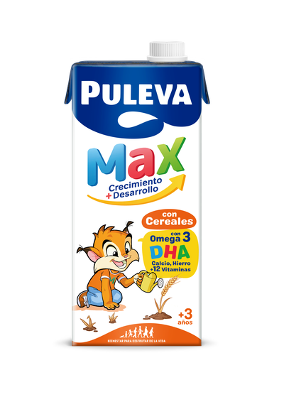 Bebida l&aacute;ctea Puleva max crecimiento desarrollo 1l cereales