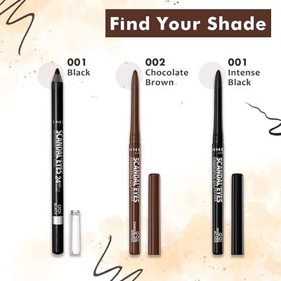 Delineador de ojos Rimmel Scandaleyes brown 002 chocolate brown