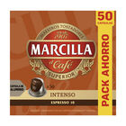 Caf&eacute; expresso intenso Marcilla intensidad 10 50 c&aacute;psulas