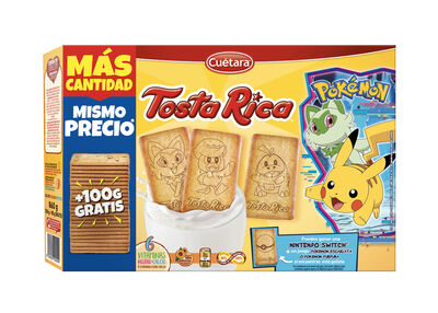 Galleta Tostarica de Cu&eacute;tara 760g + 100g