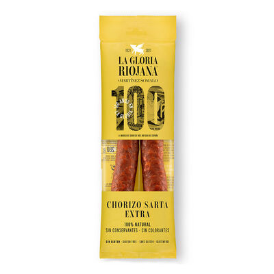 Chorizo sarta extra 100% natural La Gloria Riojana 280g