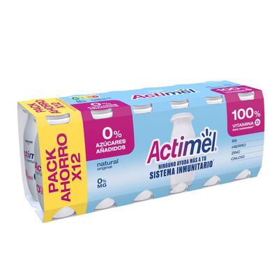 Actimel 0% MG pack 12 natural
