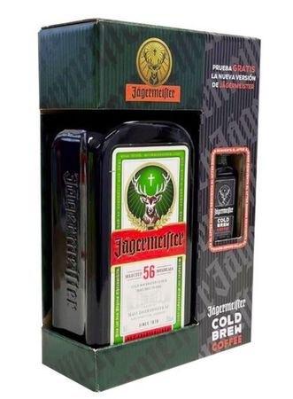 Licor con miniatura J&auml;germeister 70 cl
