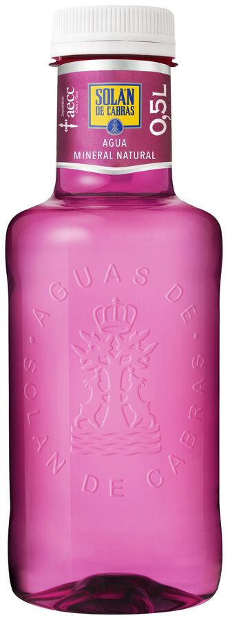 Agua Solan de Cabras rosa 50cl
