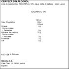 Cerveza sin alcohol Adlerbrau lata 33cl