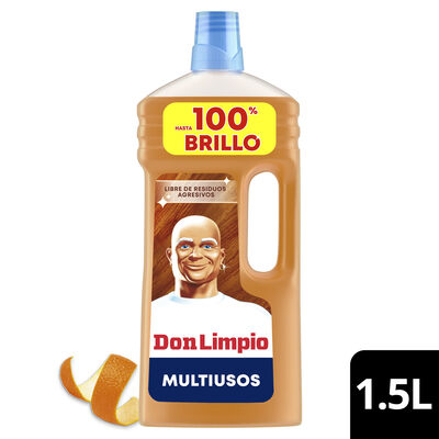 Friegasuelos Don Limpio Madera 1.5 l PH Seguro En Suelos De Madera