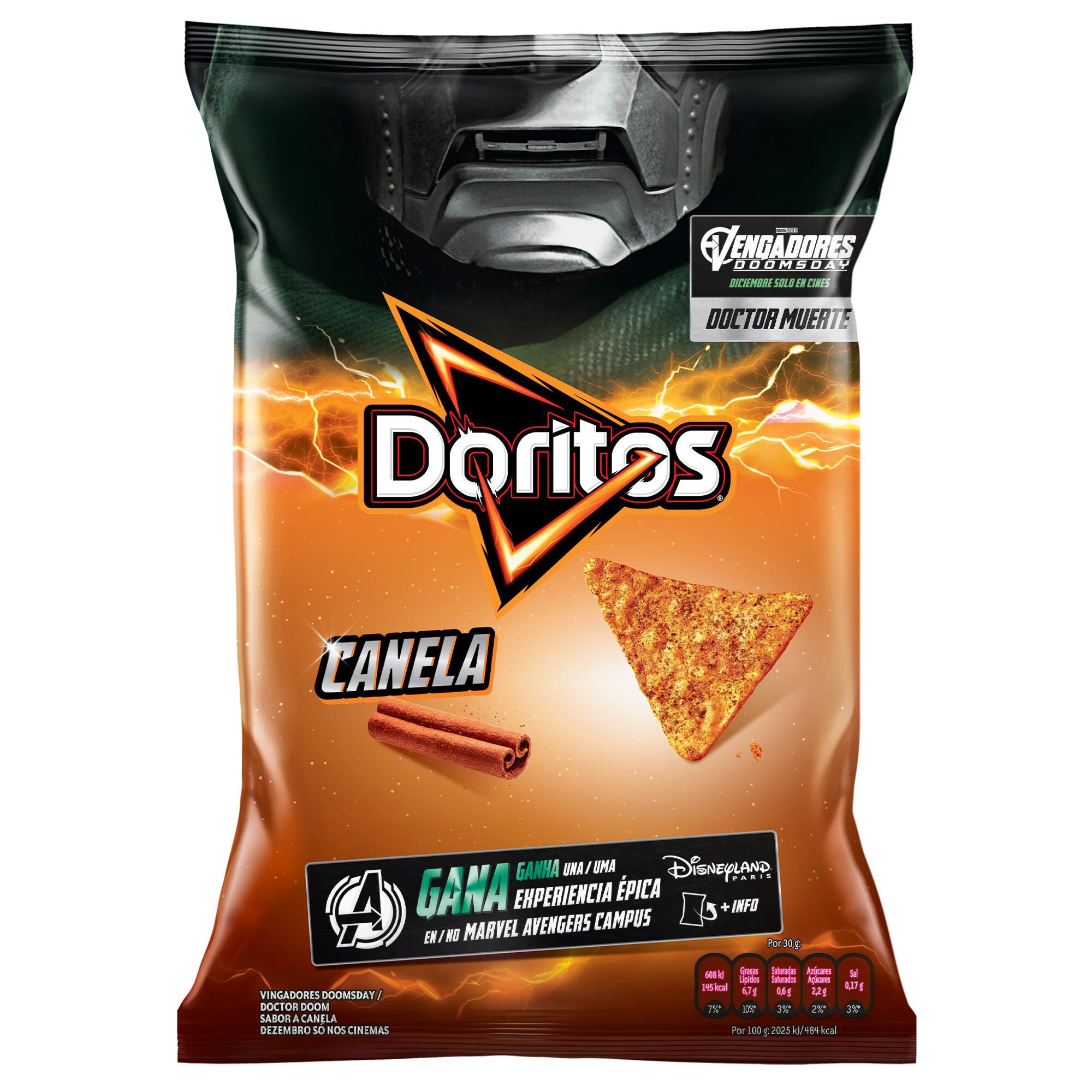 Snack de maíz con sabor a canela Doritos 140g