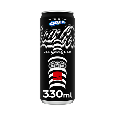 EDICIÓN LIMITADA Refresco de cola zero Coca-Cola con Oreo 33cl