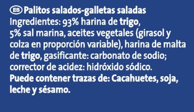 Palitos salados XOX 250g