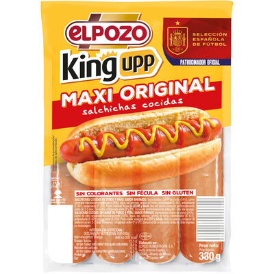 Salchicha king upp ELPOZO 330gr maxi original