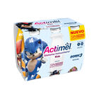 Actimel natural sin az&uacute;cares a&ntilde;adidos pack kids de 6x100g