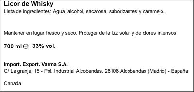 Whisky Fireball Botella de 0,7L, incluye 4 vasos de chupito y una miniatura de Fireball