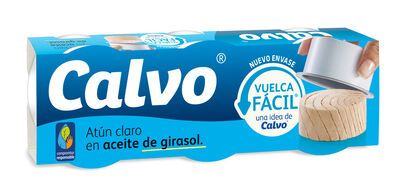 Atún claro Calvo pack-3 en aceite girasol