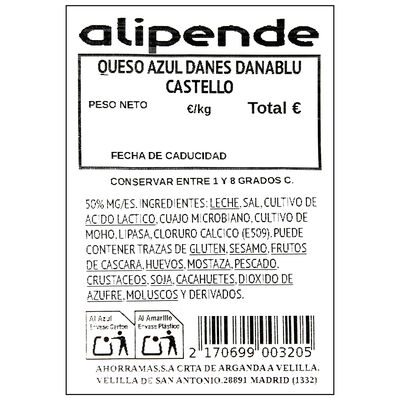 Queso azul Danablu Mammen 100gr