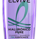 Champ&uacute; Elvive 380ml hialuronico pure 72h purificante