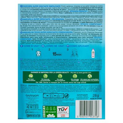 Mascarilla facial Garnier 28gr hydra bomb