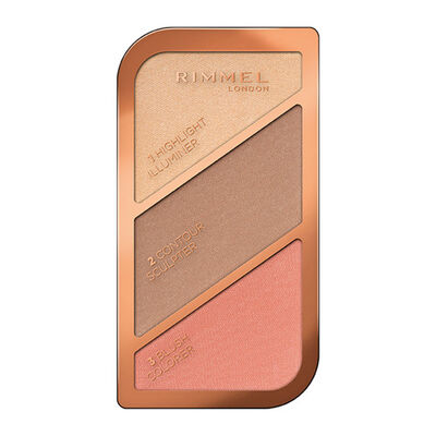 Maquillaje colorete Rimmel sculpting palet 002