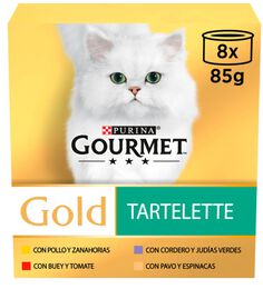 Comida húmeda gato Purina carne verduras pack 8