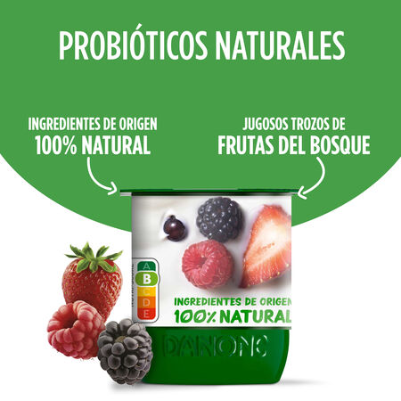 Bfidus Activia pack 4 frutas del bosque