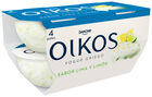 Yogur estilo griego Oikos pack 4 lima lim&oacute;n