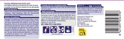 Toallitas limpiadora multiusos Lanta 50 unidades
