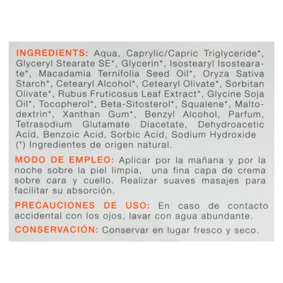 Crema facial natural Bodyplus 50ml antiedad