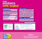 Papel higi&eacute;nico Lanta 12 rollos doble rollo