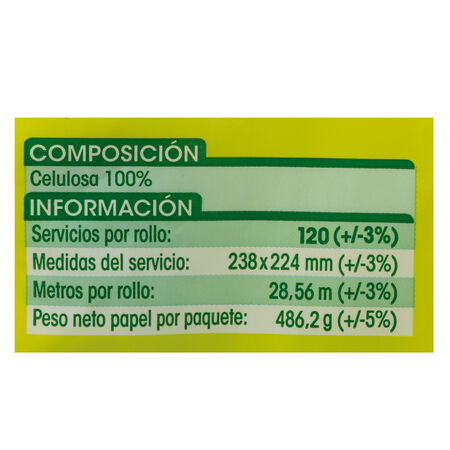Papel de cocina Lanta 2 rollos fragancia limón