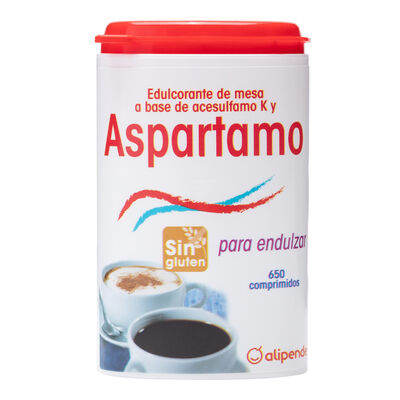 Edulcorante aspartamo Alipende 650u en comprimidos