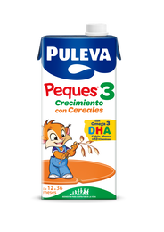 Leche crecimiento Puleva peques 3 cereales 12-36meses 1l
