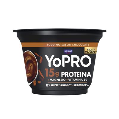 Pudding protein yopr&oacute; danone chocolate con 150g