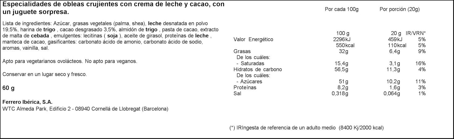 Huevo sorpresa de chocolate kinder 3u joy