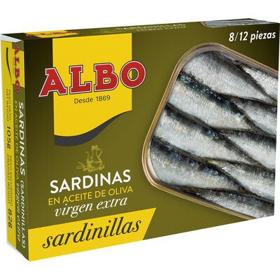 Sardinilla en aceite de oliva virgen extra Albo 82g