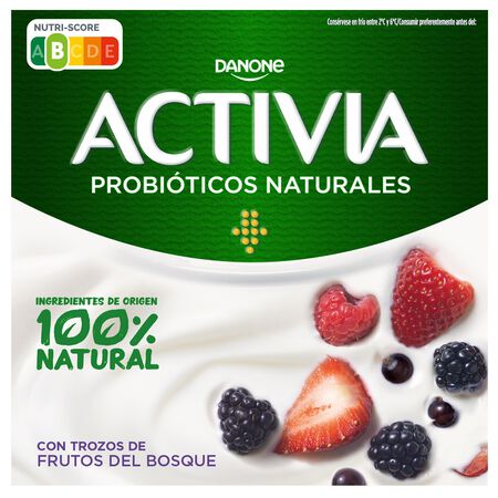 Bfidus Activia pack 4 frutas del bosque