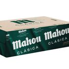 Cerveza rubia Mahou Cl&aacute;sica pack 24 latas 33cl
