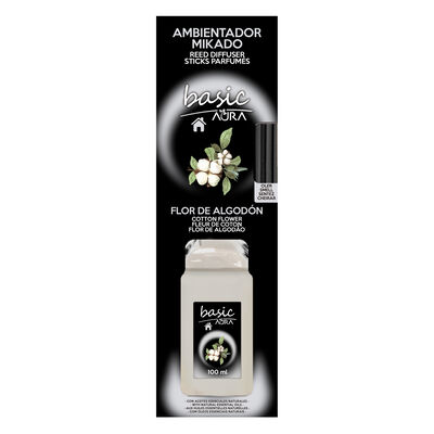Ambientador mikado basic Aura 100ml flor algodon