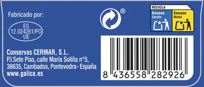 Pot&oacute;n del pacifico en salsa brava Galica 111g