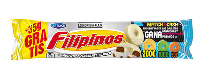 Galletas de chocolate blanco Filipinos 93g+35g