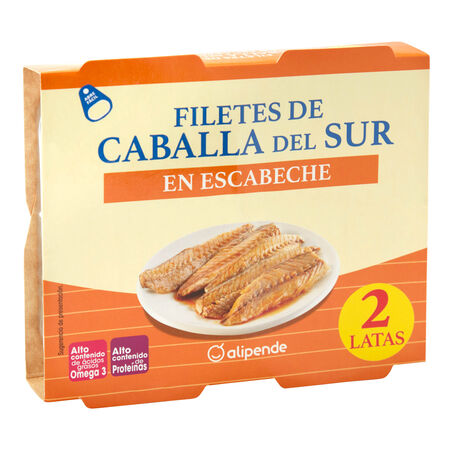 Filete de caballa Alipende pack-2 en escabeche