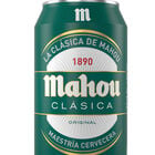 Cerveza rubia Mahou Cl&aacute;sica lata 33cl