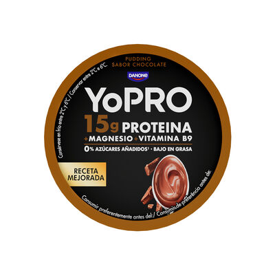 Pudding protein yopr&oacute; danone chocolate con 150g