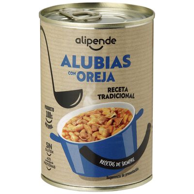 Alubia sin gluten Alipende 430g con oreja