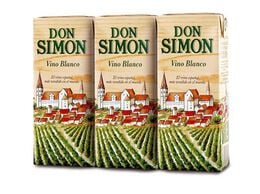 Vino blanco Don Simón brik pack 3