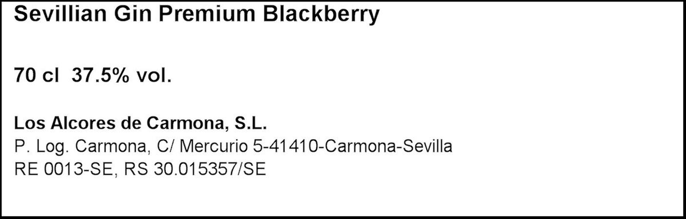 Ginebra Puerto de Indias 70cl blackberry