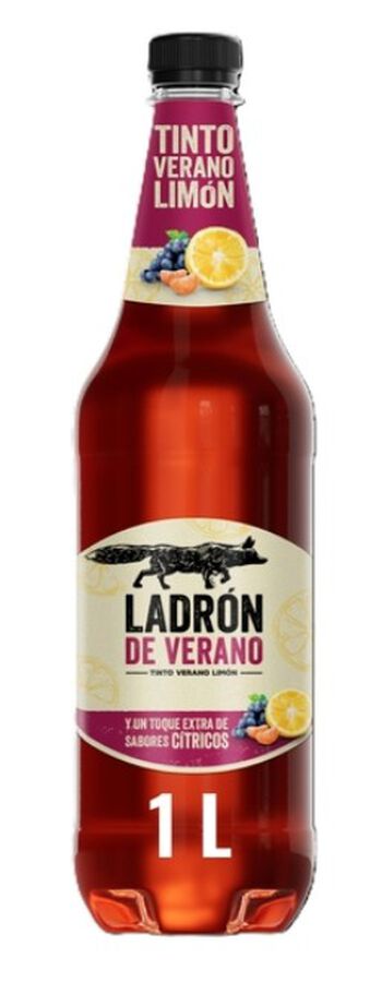 Tinto de verano con limón y cítricos Ladron de Verano 1l
