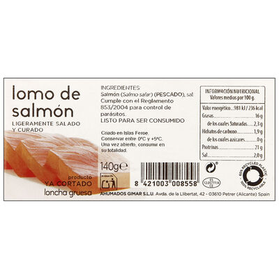 Sashimi Salmon Gimar 140g