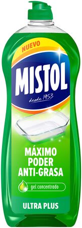 Lavavajillas Mistol 650ml ultra plus